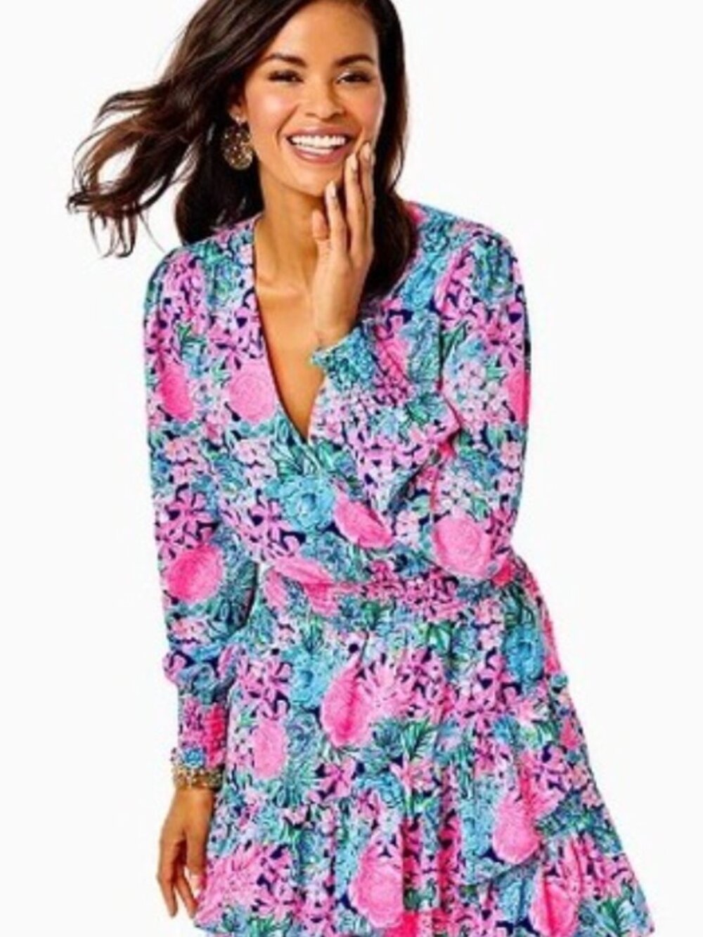 Lilly Pulitzer Cristiana Long Sleeve Stretch Dress